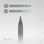 Levelo Skytip Stylus Pen With Retractable Plunge Design For Ipad - Black/blue-133812