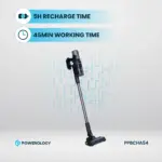 Powerology Cordless Vacuum Auto-disposal Charging - Black-133833