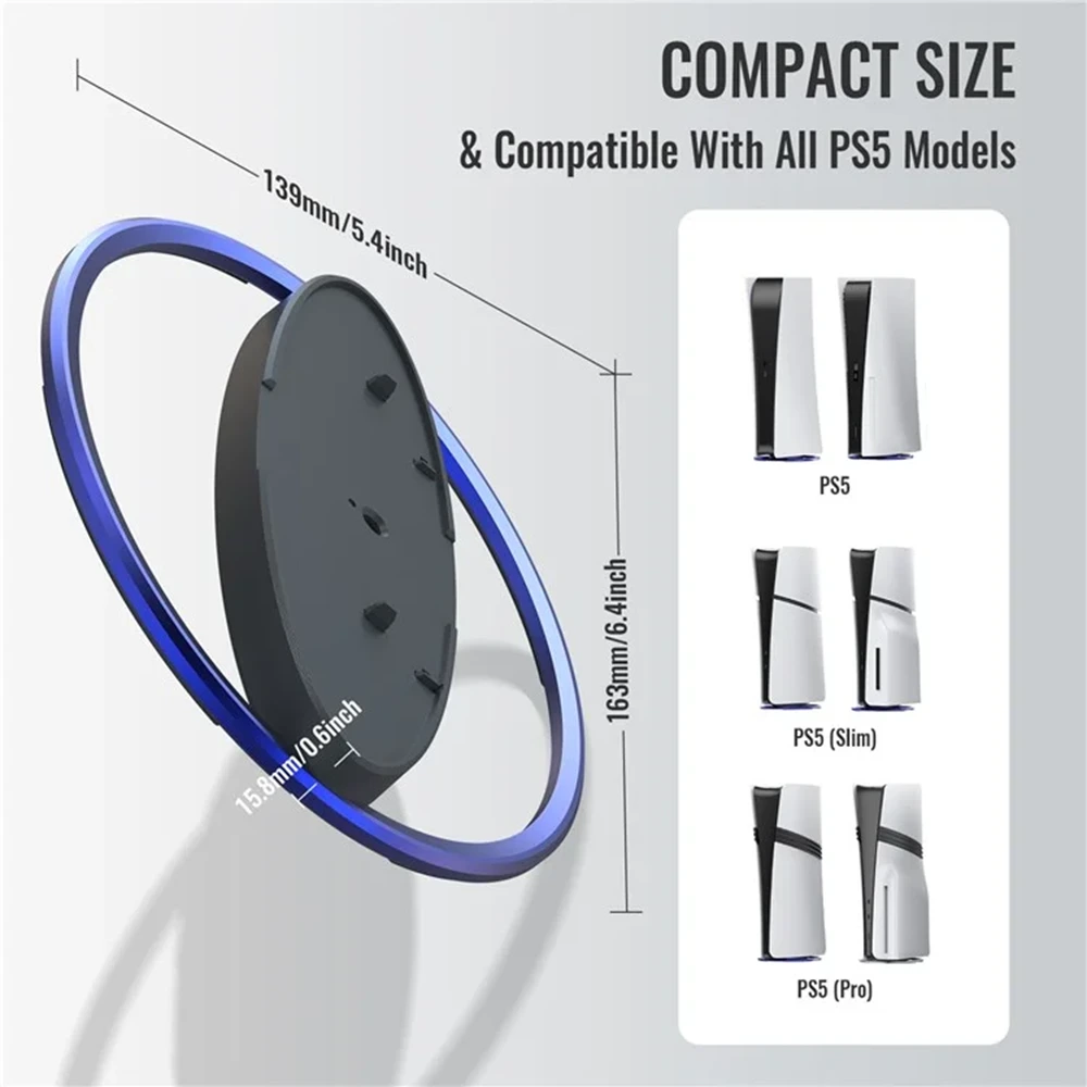 Vertical Stand For For Ps5, Ps5 Slim, Ps5 Pro - Blue-133963 Vertical Stand For For Ps5, Ps5 Slim, Ps5 Pro - Blue-133963