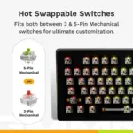 Glorious Gmmk 3 75% Prebuilt Wired Mechanical Gaming Keyboard - Black (Arabic Layout)-134153