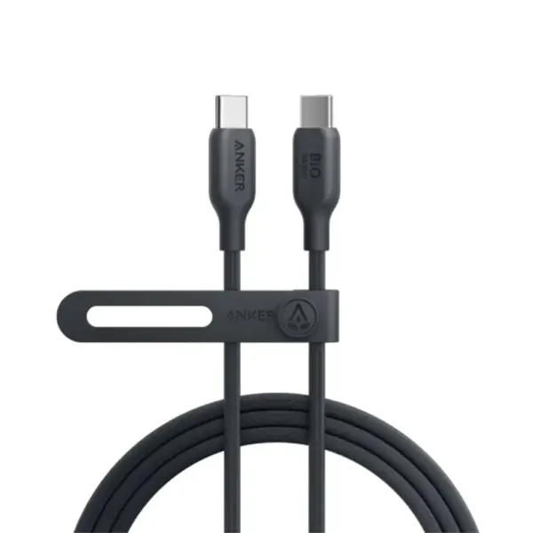 Anker Usb-c To Usb-c Cable 240w (Bio-braided) 3ft - Black-0