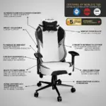 Cybeart House Stark Gaming Chair-133287