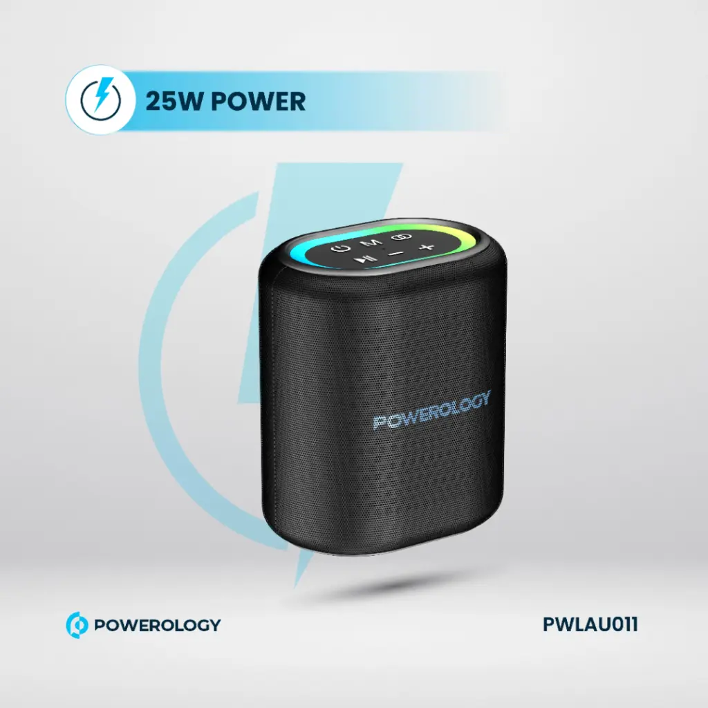 Powerology Portable Loud Speaker - Black-134592 Powerology Portable Loud Speaker - Black-134592