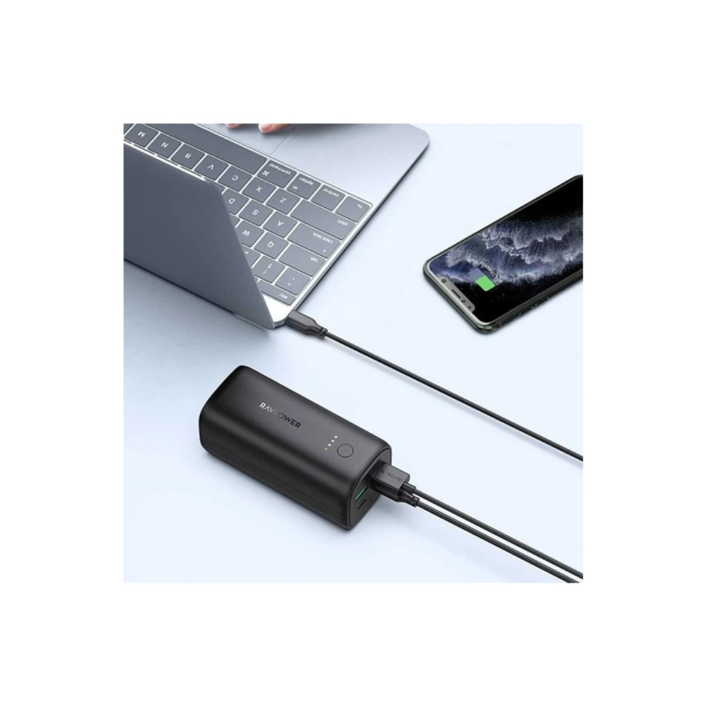 Rav Power Pd Pioneer 2000mah Gan Pd50w 4-port Power Bank - Black-134282 Rav Power Pd Pioneer 2000mah Gan Pd50w 4-port Power Bank - Black-134282