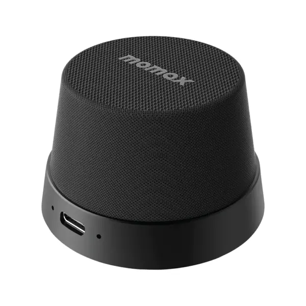 Momax 1-vibe Go Magnetic Portable True Wireless Speaker - Black-0