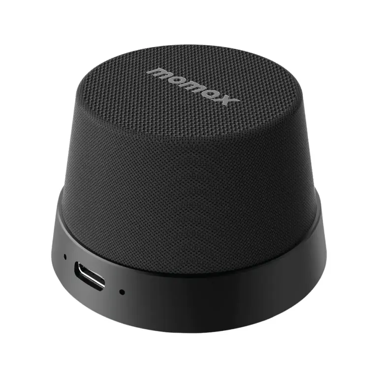 Momax 1-vibe Go Magnetic Portable True Wireless Speaker - Black-0