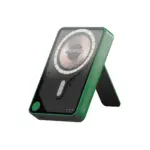 Momax 1-power X Pro+ Magnetic Wireless Power Bank 10000mah With Built-in Usb-c Cable - Green-0