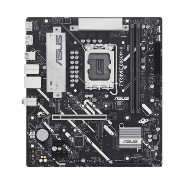 Asus Prime B860m-k Ddr5 Micro-atx Gaming Motherboard - Black-0