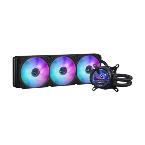 Asus Rog Strix Lc Iii 360 Argb - 3 X 120mm Aio Cpu Liquid Cooler With Lcd Display - Black-0