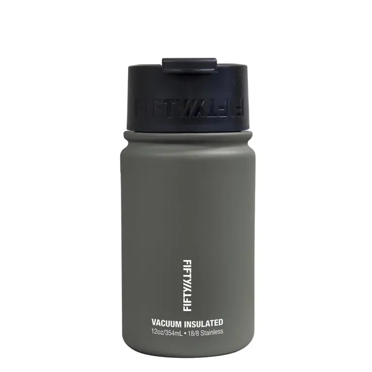Fifty Fifty Vaccum Insulated Bottle 354ml - Slate Grey-0