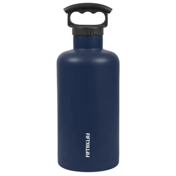 Fifty Fifty Vaccum Insulated Tank Growler 1.9l - Navy-0