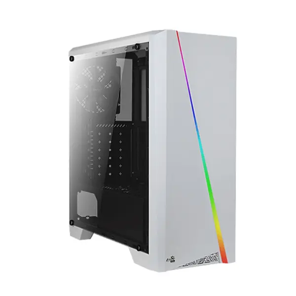 Aerocool Cylon Tempered Glass Rgb Atx Mid Tower - White-0