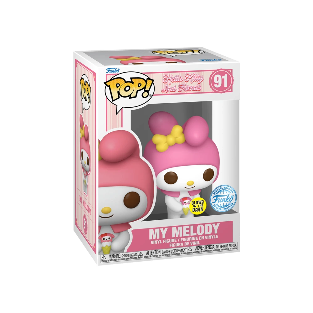 Funko Pop: Sanrio- My Melody W/ Ice Cream (Gw) (Exc)-135178 Funko Pop: Sanrio- My Melody W/ Ice Cream (Gw) (Exc)-135178