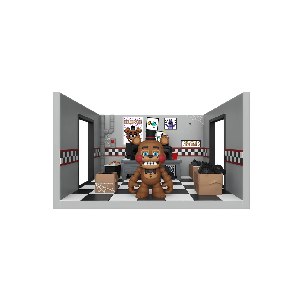 Fun Snaps!: Fnaf- Toy Freddy W/ Storage Room (Playset)-0 Fun Snaps!: Fnaf- Toy Freddy W/ Storage Room (Playset)-0