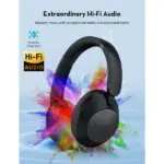 Ravpower Quietcomfort Over Ear Wireless Stereo Headphone - Black-135638