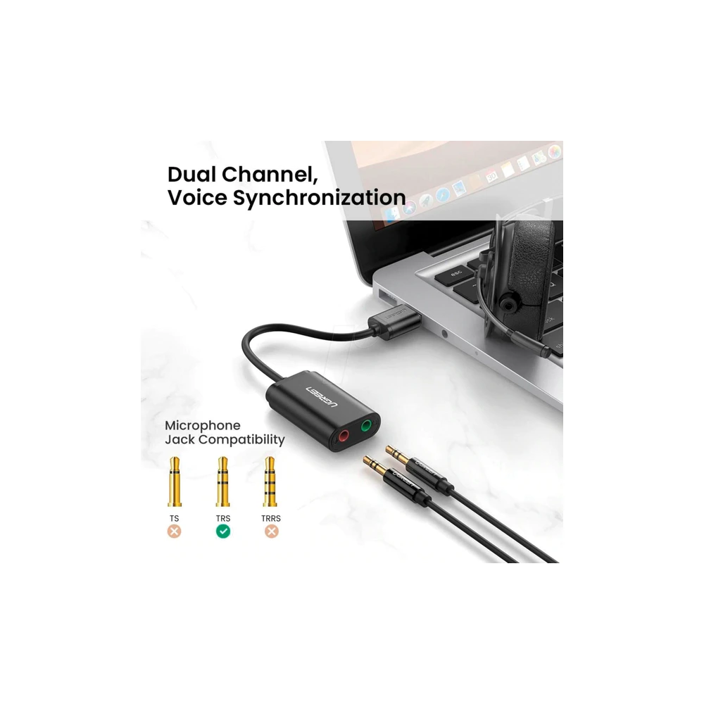 Ugreen Usb 2.0 External Stereo Sound Adapter-135610 Ugreen Usb 2.0 External Stereo Sound Adapter-135610