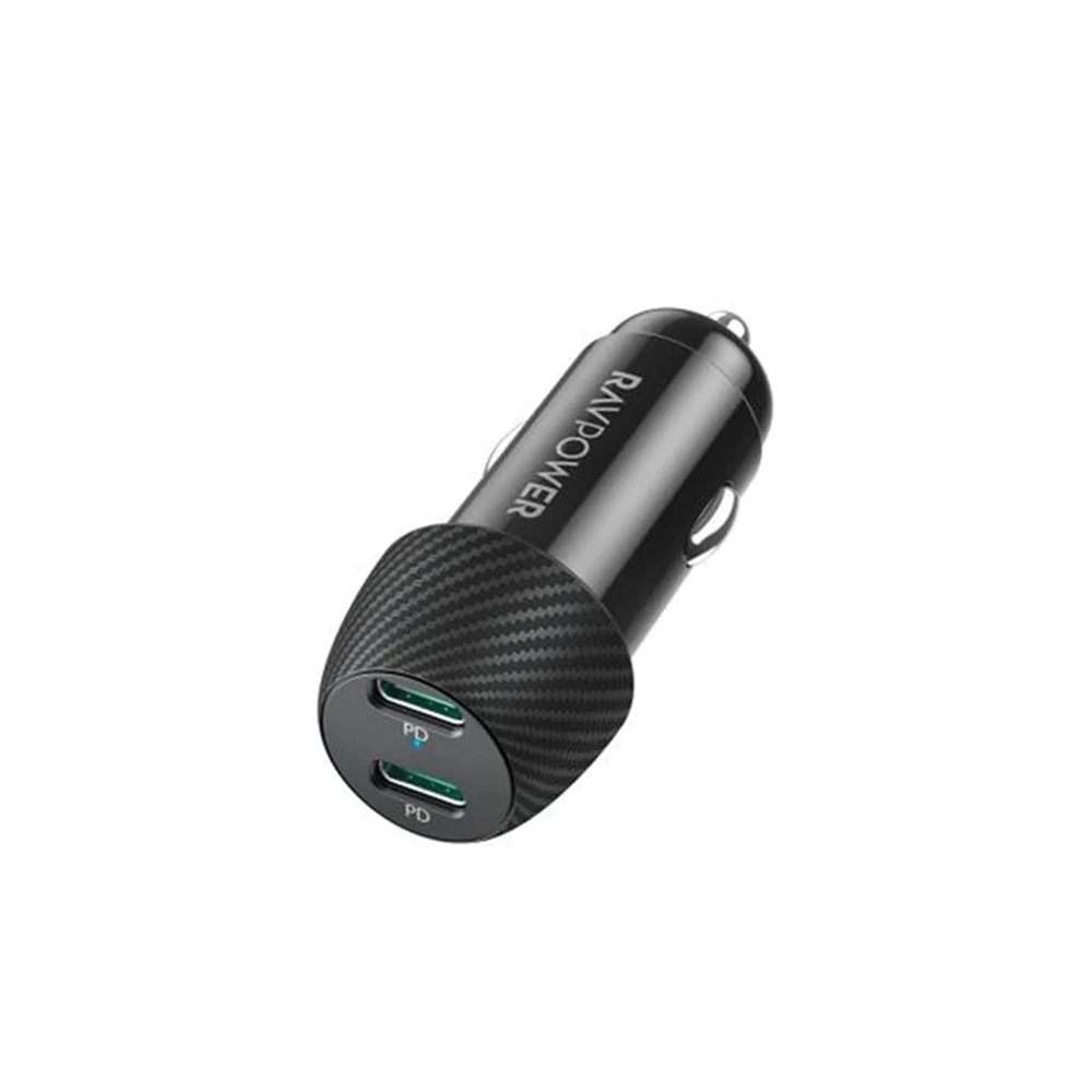 Ravpower Pd Pioneer 50w 2-port Car Charger-135630 Ravpower Pd Pioneer 50w 2-port Car Charger-135630