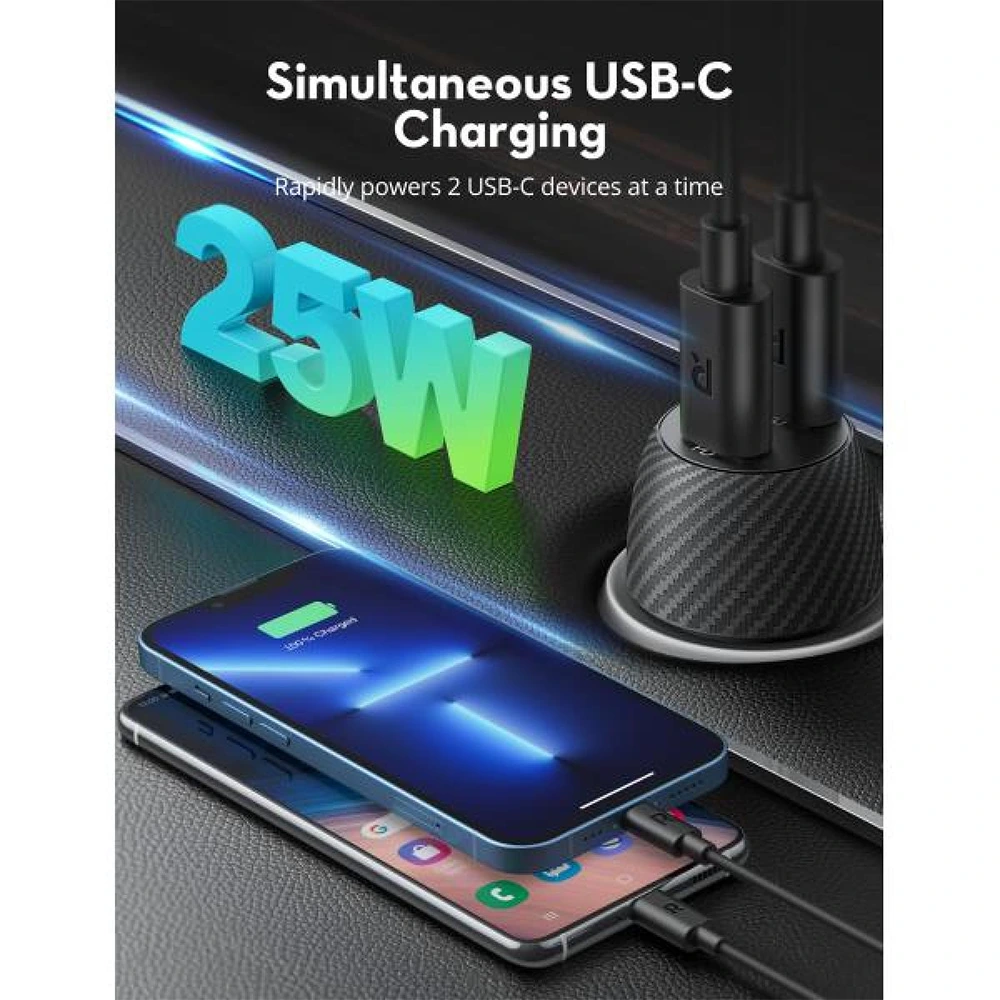 Ravpower Pd Pioneer 50w 2-port Car Charger-135632 Ravpower Pd Pioneer 50w 2-port Car Charger-135632