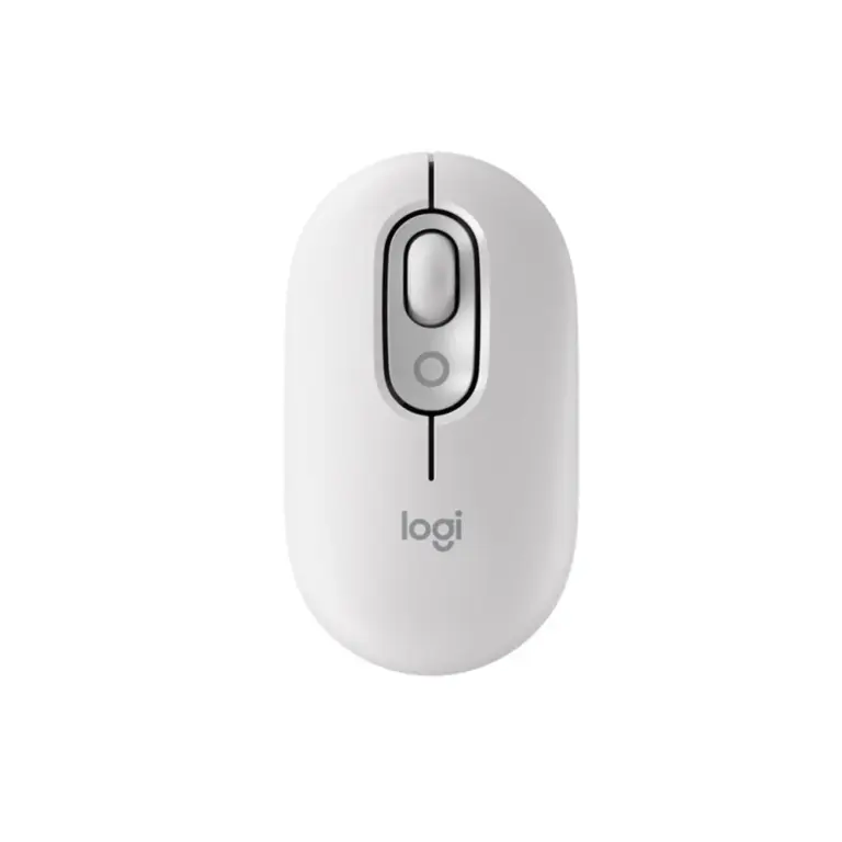 Logitech Pop Mouse With Emoji - Off White-0