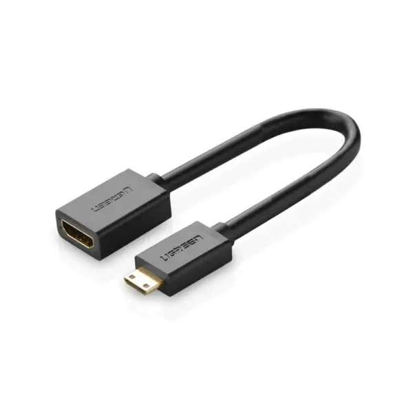 Ugreen Mini Hdmi To Hdmi Adapter 22cm - Black-0