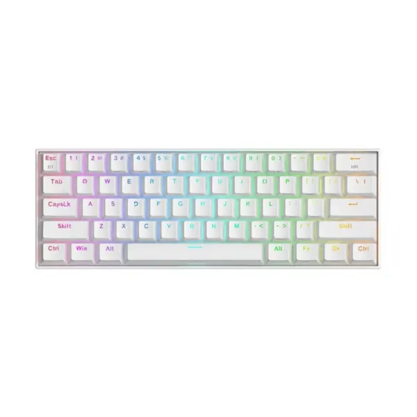 Redragon Draconic Pro Wired/2.4g/bt Mechanical Gaming Keyboard - Dust Proof Brown-0