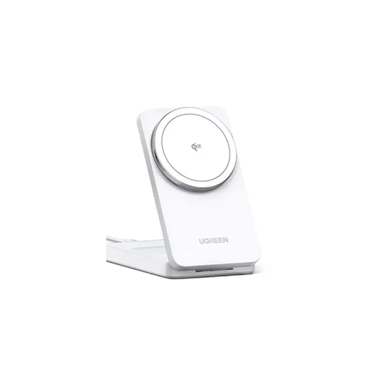 Ugreen 2in1 Magnetic Wireless Charger - White-0