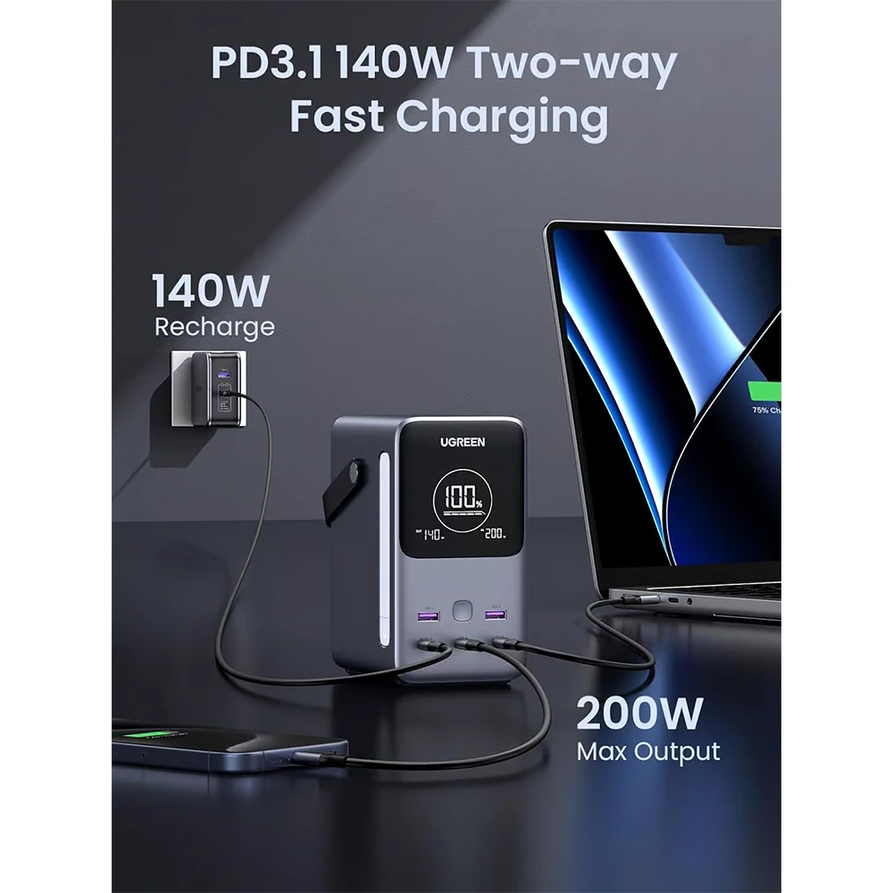 Ugreen 48000mah 300w Portable Fast Charging Power Bank-135520 Ugreen 48000mah 300w Portable Fast Charging Power Bank-135520