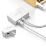 Ugreen Usb-c To Hdmi And Vga Converter - White-136015