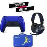 Sony Ps5: Dualsense Wireless Controller With Turtle Beach Recon 70 Wired Filaire Gaming Headset & Carrying Bag For Ps5 Slim Special Bundle Offer -0