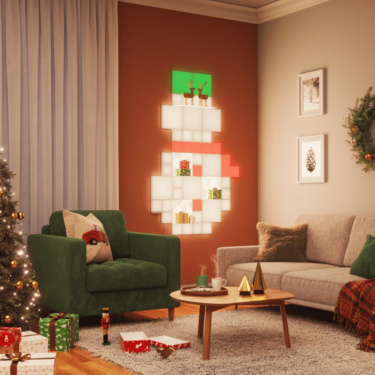 NanoLeaf Blocks Squares Smarter Kit - 6 Panels-136744 NanoLeaf Blocks Squares Smarter Kit - 6 Panels-136744