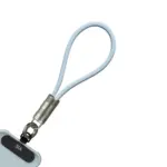 Sia Powerlink Soft Rubber Type C - Type C Lanyard Cable 60w - Light Blue-0