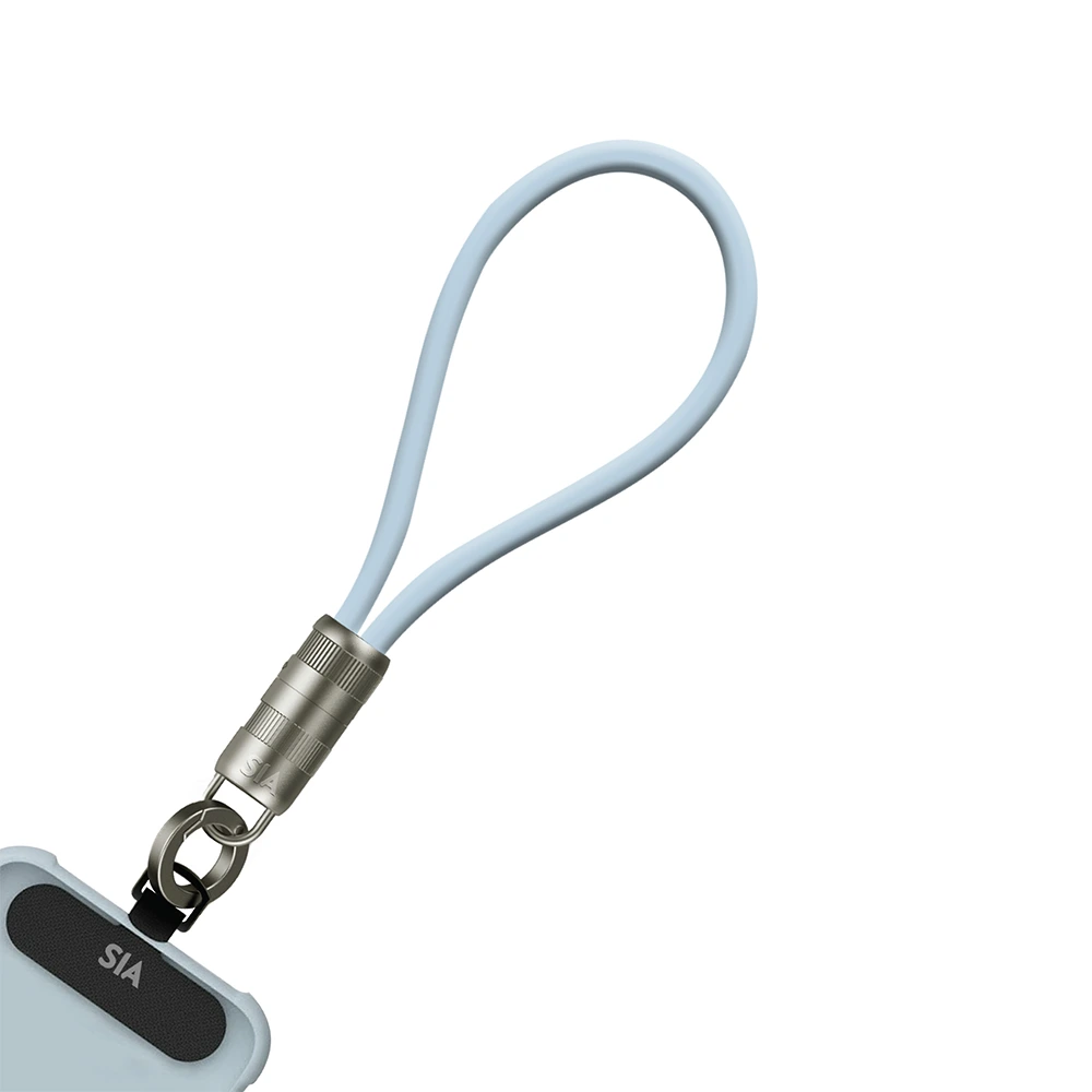 Sia Powerlink Soft Rubber Type C - Type C Lanyard Cable 60w - Light Blue-0 Sia Powerlink Soft Rubber Type C - Type C Lanyard Cable 60w - Light Blue-0