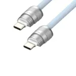 Sia Powerlink Soft Rubber Type C - Type C Lanyard Cable 60w - Light Blue-136578