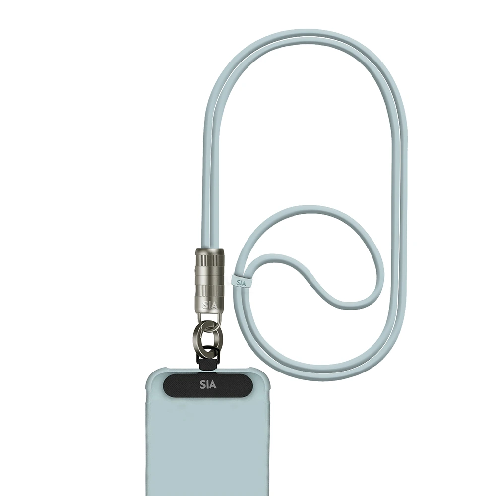Sia Powerlink Soft Rubber Type C - Type C Lanyard Cable 60w 1.2m - Light Blue-0 Sia Powerlink Soft Rubber Type C - Type C Lanyard Cable 60w 1.2m - Light Blue-0