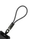 Sia Powerlink Fabric Braided Type C - Type C Lanyard Cable 60w 0.3 M - Black-0
