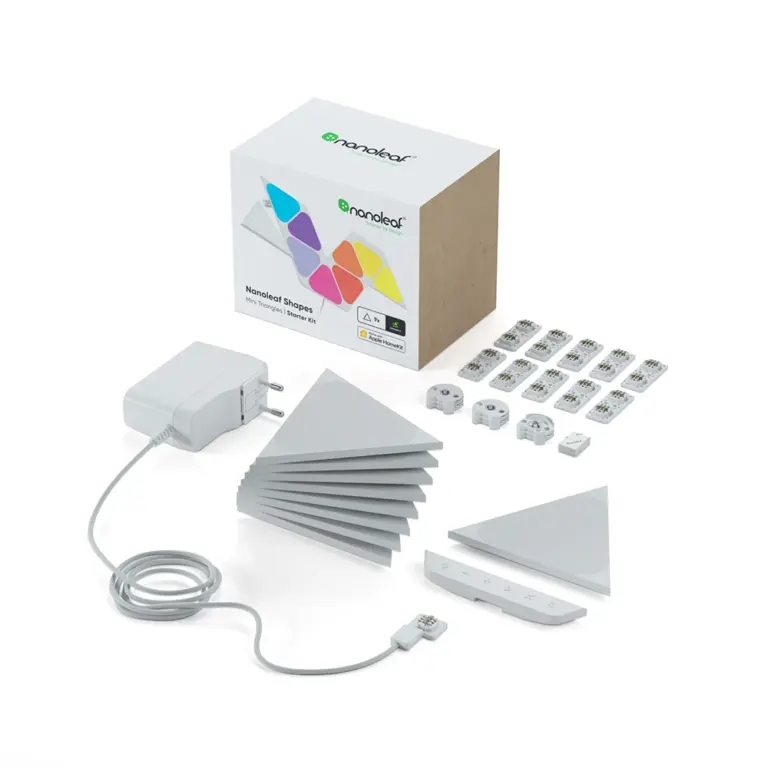 Nanoleaf Shapes Mini Triangles Starter Kit - White - 9pk-0