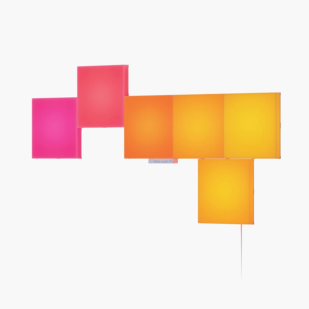 NanoLeaf Blocks Squares Smarter Kit - 6 Panels-0 NanoLeaf Blocks Squares Smarter Kit - 6 Panels-0