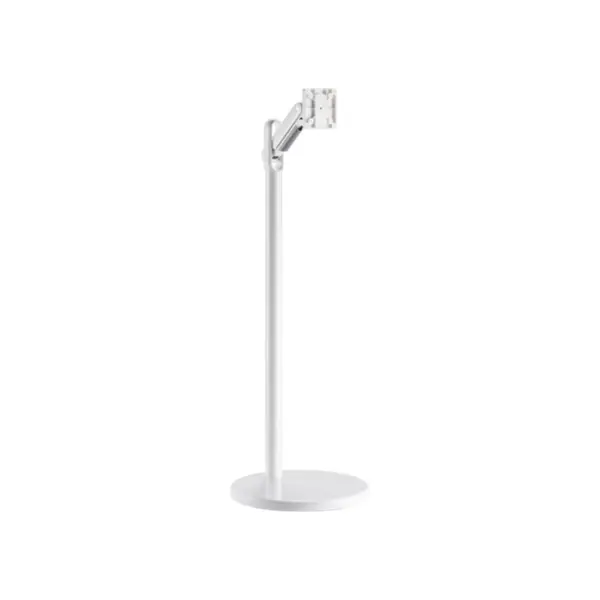 Lumi Mechanical Spring Portable Display Floor Stand - White-0