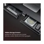 Lumi Hyper Gaming Monitor Riser - Silver & Black-136826