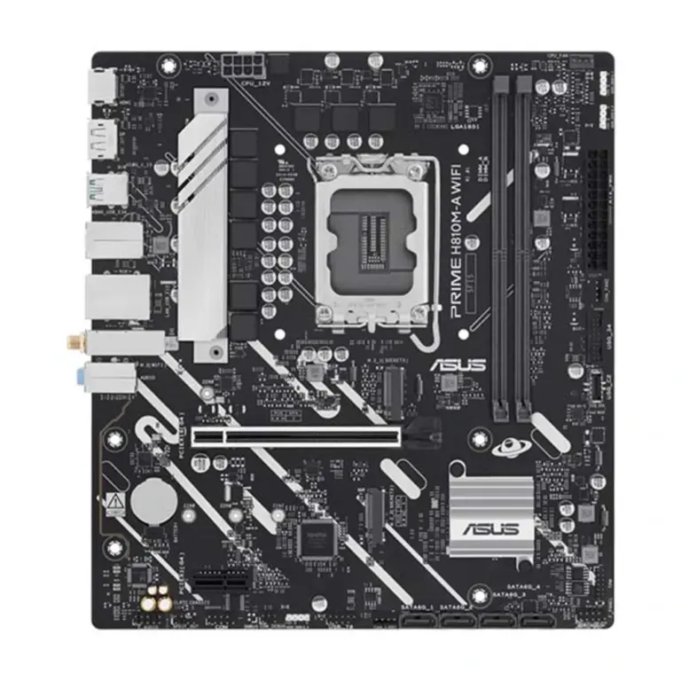 Asus Prime H810m-a Wifi Ddr5 Micro-atx Motherboard - Black-0