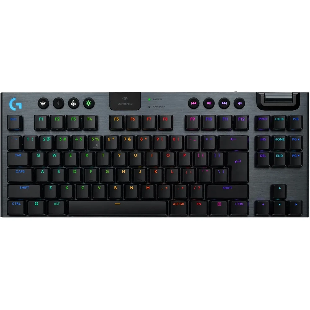 Logitech G915 X Lightspeed Tkl Clicky Wireless Gaming Keyboard (Us) Tactile - Black-0 Logitech G915 X Lightspeed Tkl Clicky Wireless Gaming Keyboard (Us) Tactile - Black-0
