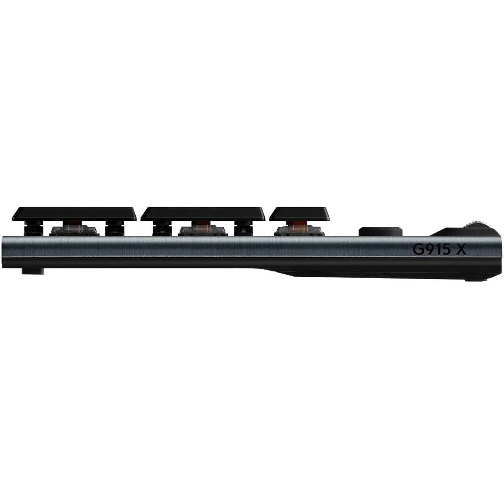 Logitech G915 X Lightspeed Tactile Low-profile Wireless Gaming Keyboard - Black (English)-137073 Logitech G915 X Lightspeed Tactile Low-profile Wireless Gaming Keyboard - Black (English)-137073