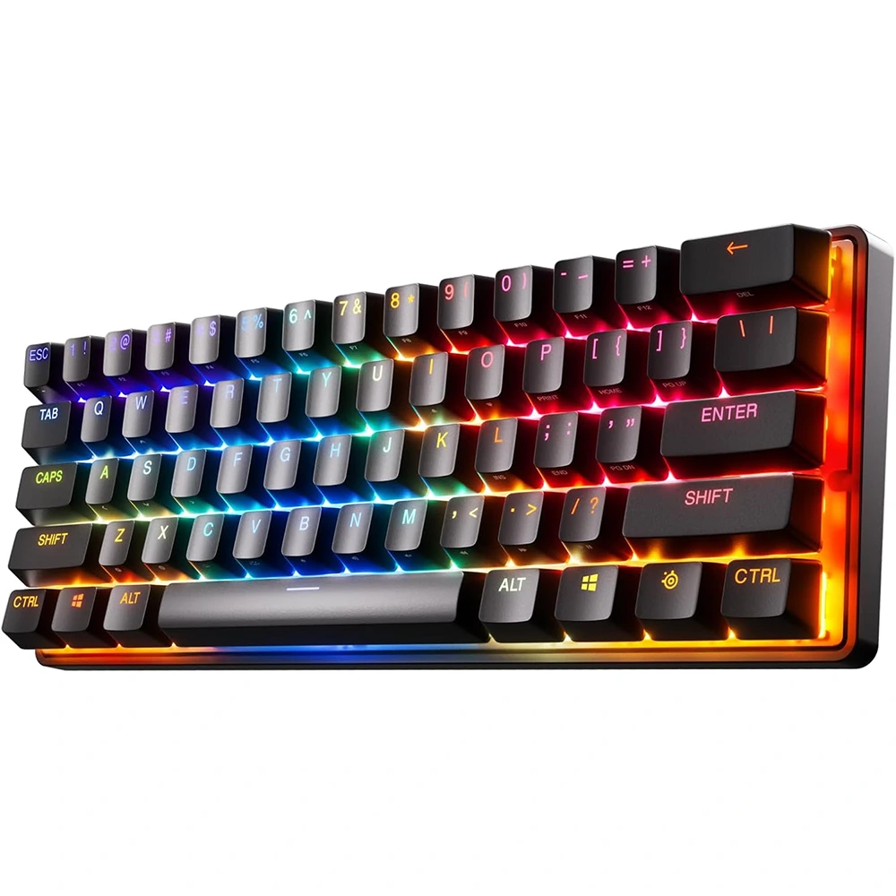 Steelseries Apex Pro Mini Wireless 60% Omnipoint Adjustable Mechanical Gaming Keyboard-137342 Steelseries Apex Pro Mini Wireless 60% Omnipoint Adjustable Mechanical Gaming Keyboard-137342