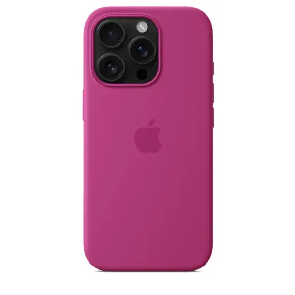 Apple Iphone 16pro Max Silicon Case - Fuchsia-0
