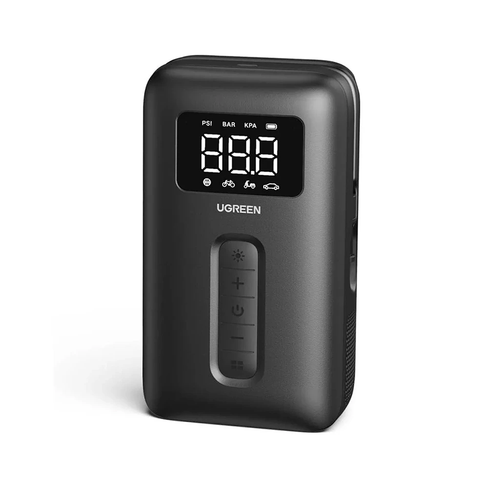 Ugreen Portable Tire Inflator - Black-0 Ugreen Portable Tire Inflator - Black-0
