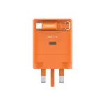 Momax 65w Gantech 1-charge+1-port Gan Charger With Retrachable Usb-c Cable - Orange-137696