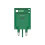 Momax 65w Gantech 1-charge+1-port Gan Charger With Retrachable Usb-c Cable - Green-137701