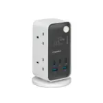 Momax 1-charge Work Flow 6-outlet Gan Power Tower 35w With Usb Ports-0