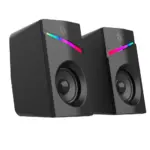 Porodo Gaming Stereo Speakers Volume Knob Control - Black-137822