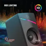 Porodo Gaming Stereo Speakers Volume Knob Control - Black-137824